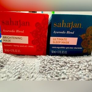 Sahajan brightening and sleep mask!